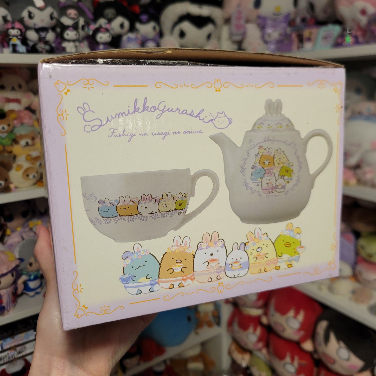 Sumikkogurashi Bunny Teapot Tea Set