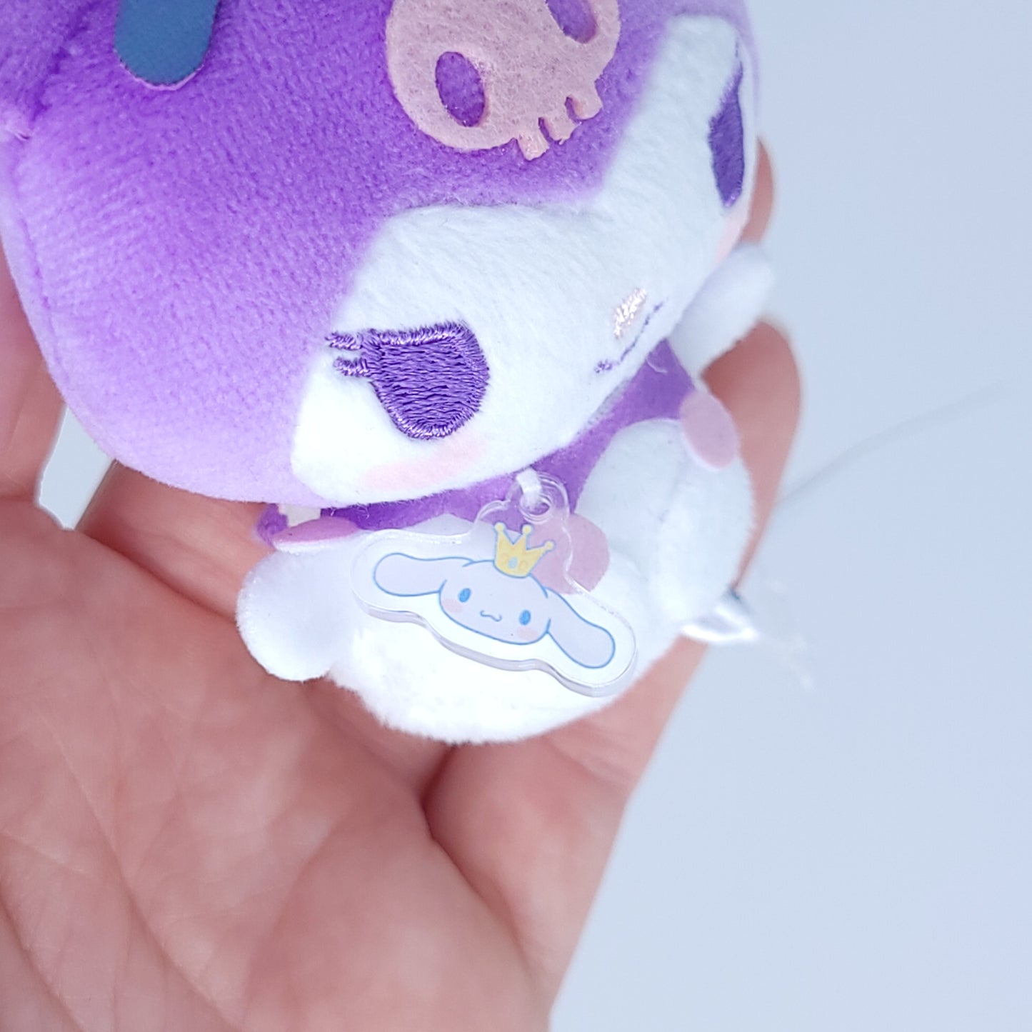 Sanrio Kuromi Cinnamoroll Birthday Puwa Heartful Balloon Mascot Keychain Plush