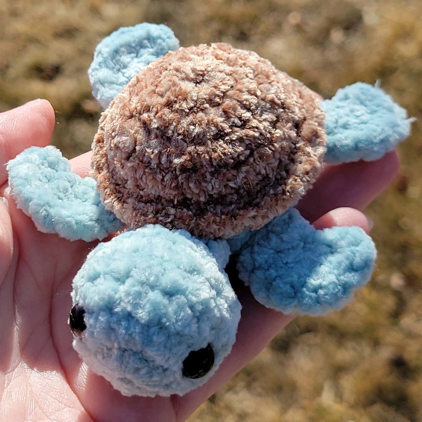 Handmade Crochet Sea Turtle Plush Stuffed Animal