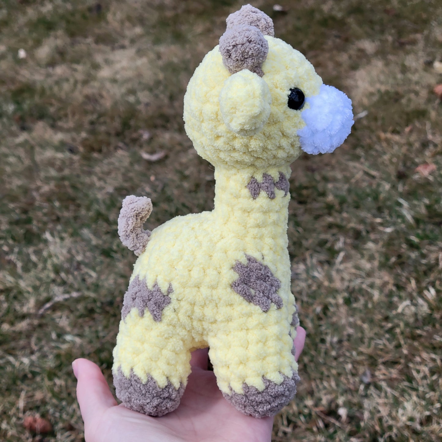 Handmade Crochet Giraffe Plush Stuffed Animal