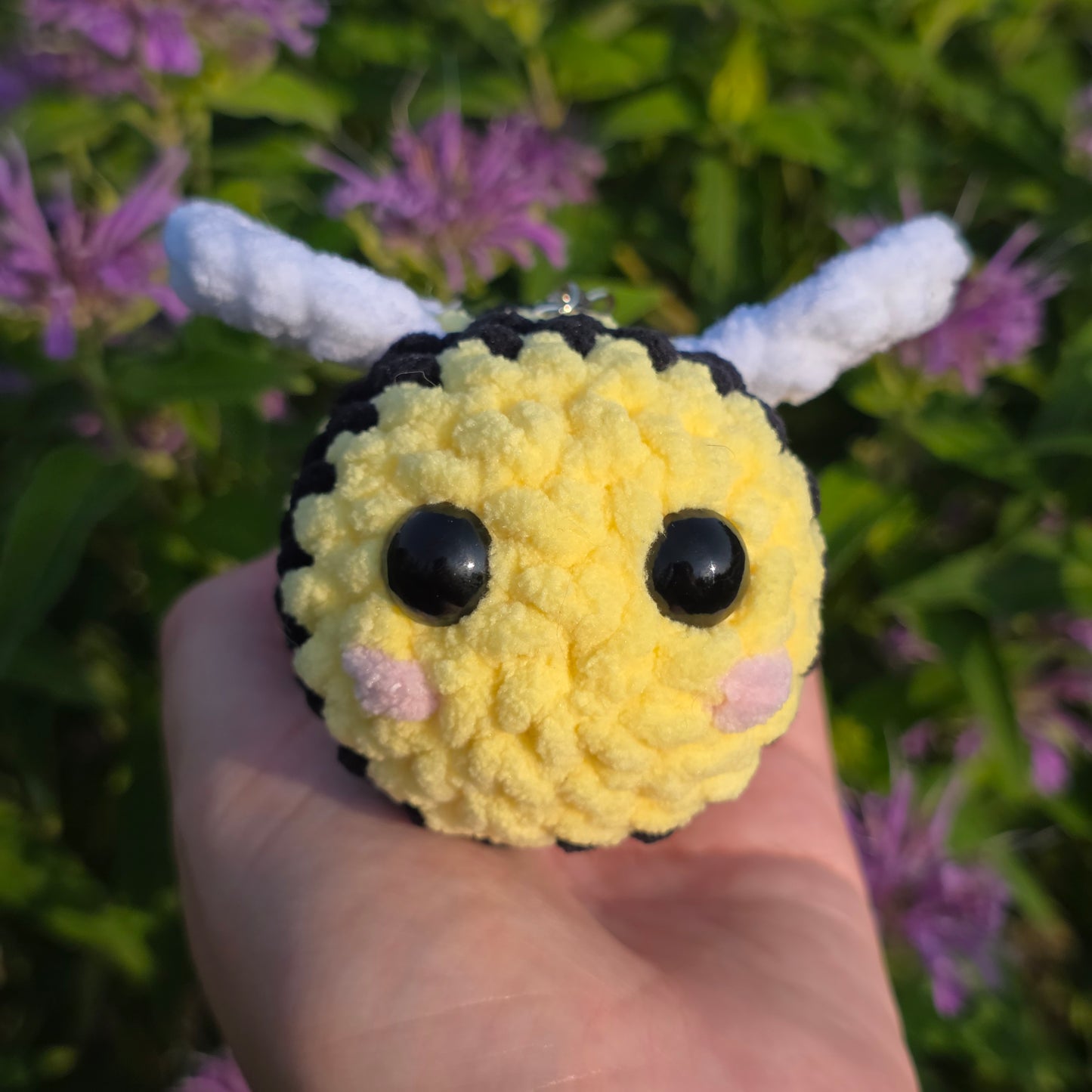 Handmade Crochet Bee Plush Stuffed Animal