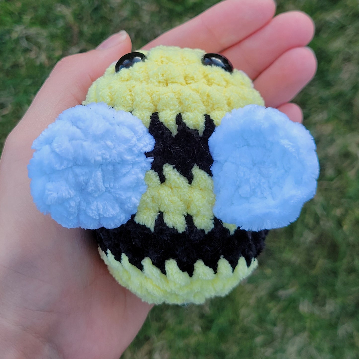 Handmade Crochet Bee Plush Stuffed Animal