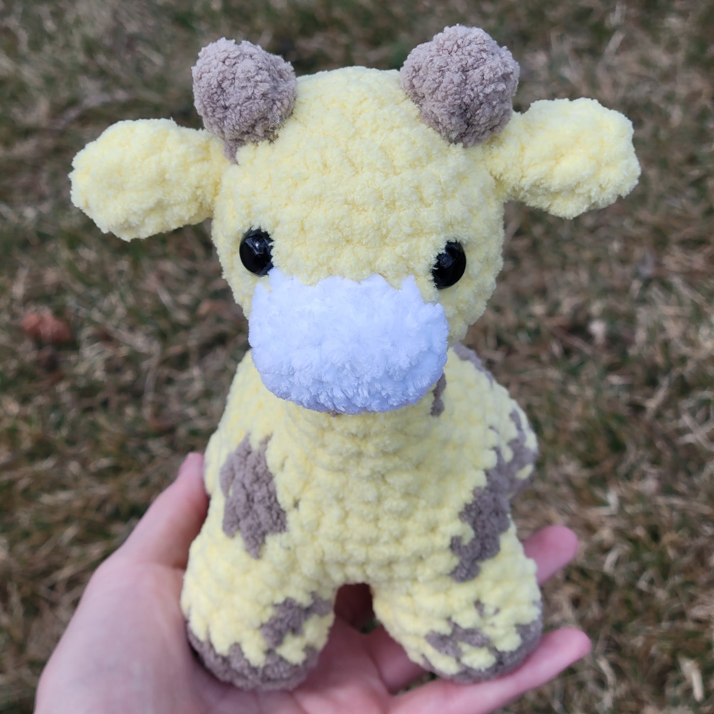 Handmade Crochet Giraffe Plush Stuffed Animal