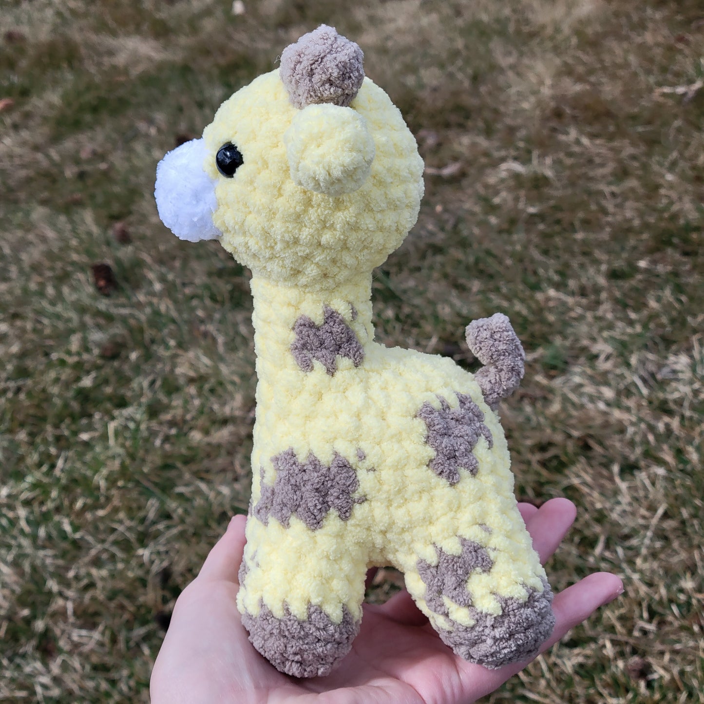 Handmade Crochet Giraffe Plush Stuffed Animal