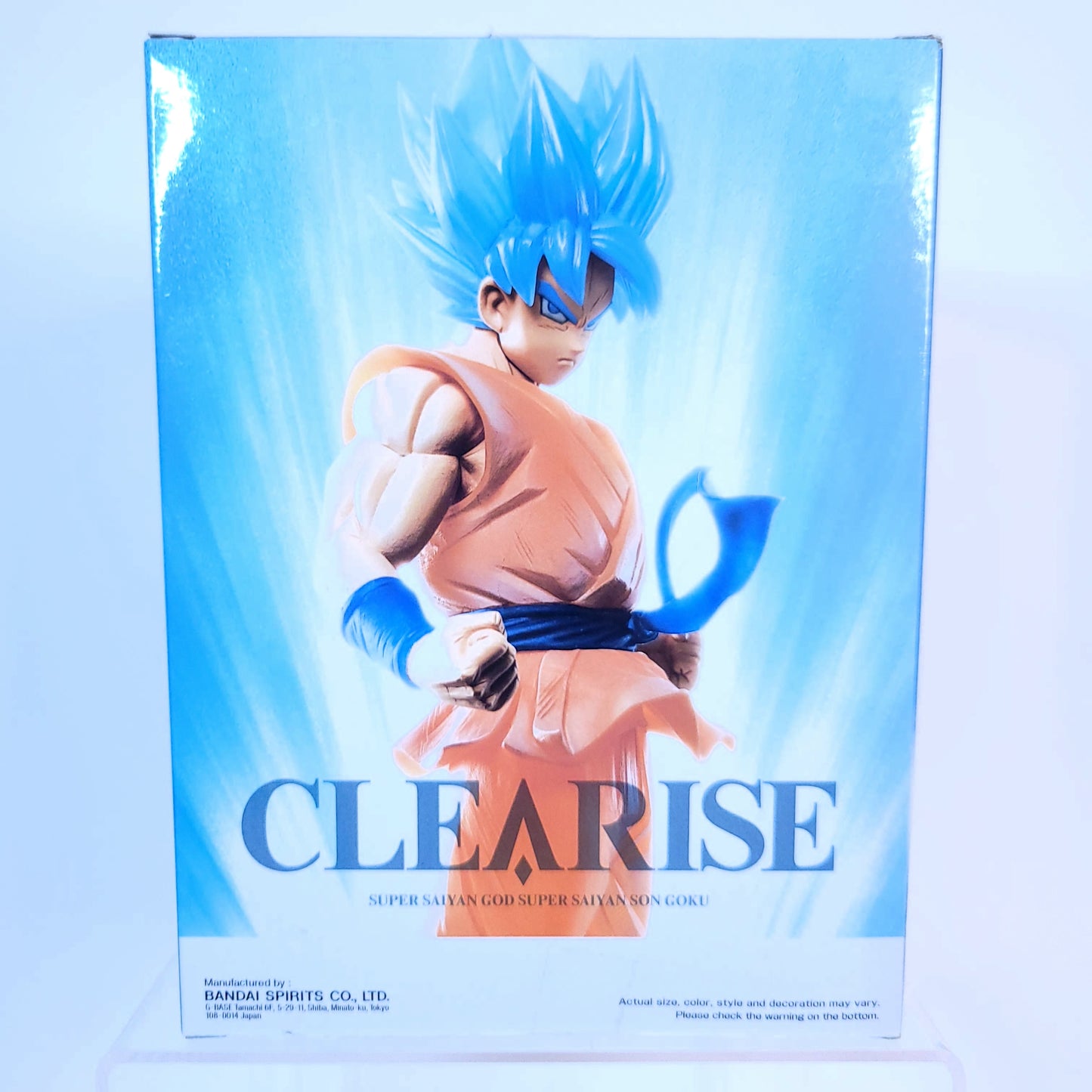 Banpresto Dragon Ball Super Clearise Super Saiyan God Son Goku Figure