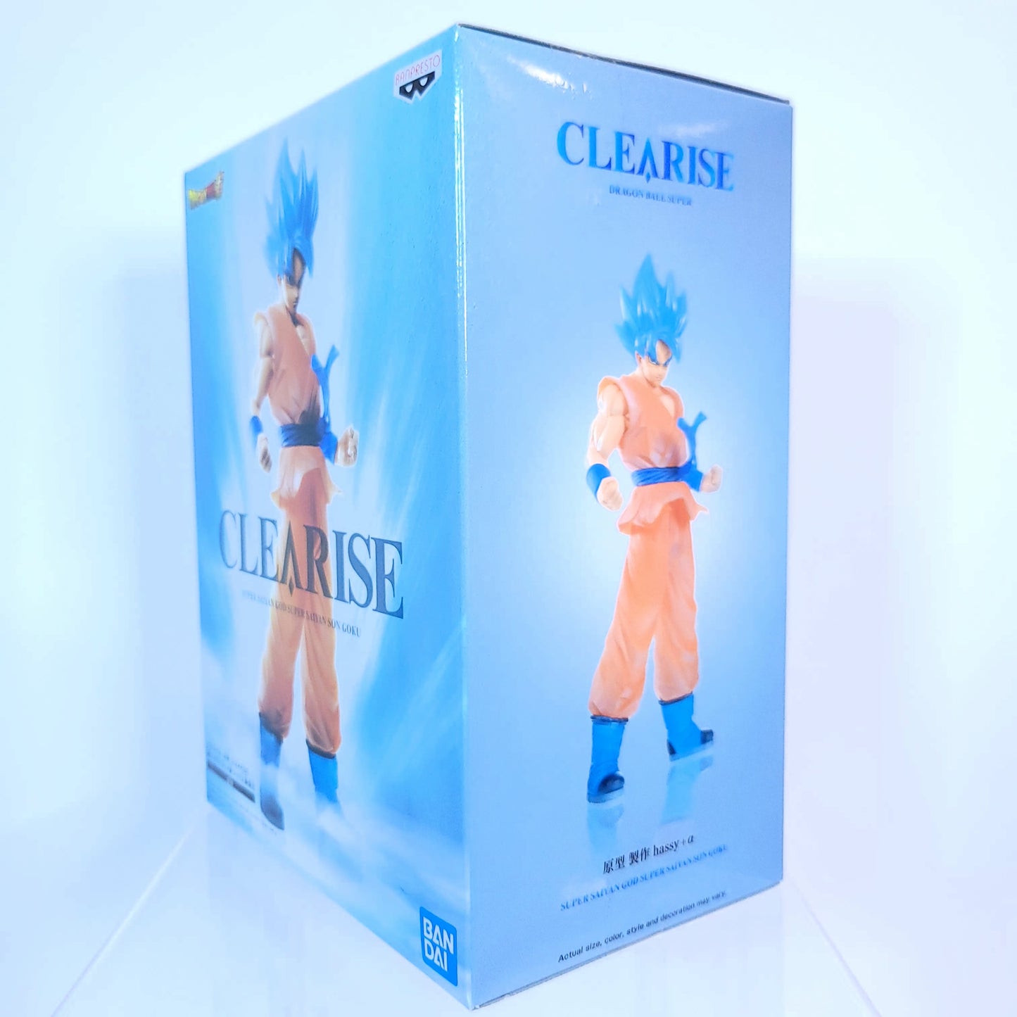 Banpresto Dragon Ball Super Clearise Super Saiyan God Son Goku Figure
