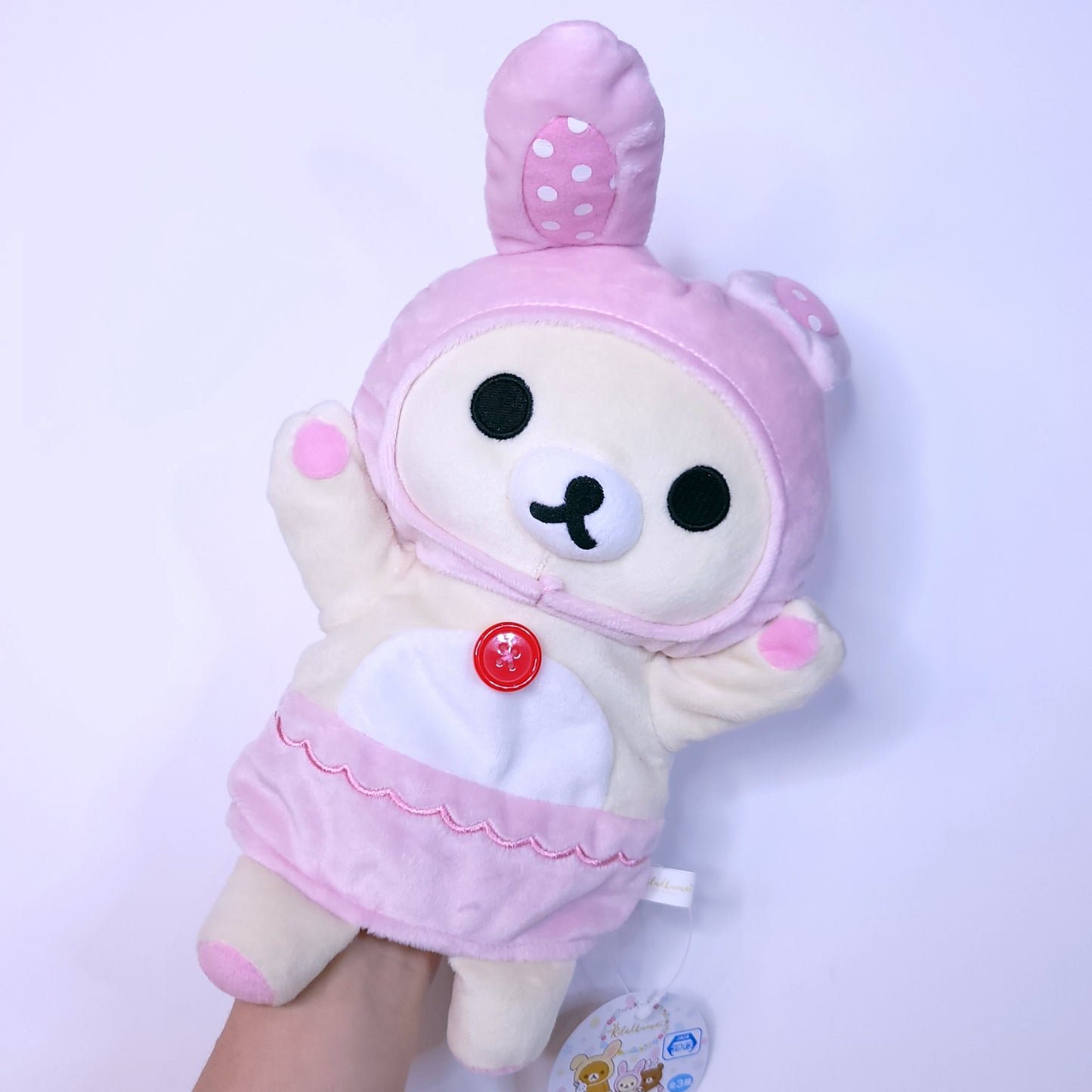 Rilakkuma Korilakkuma Bunny Plush Hand Puppet