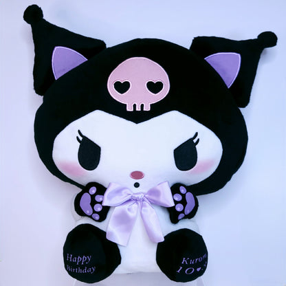 Kuromi Jumbo Birthday Black Cat Plush