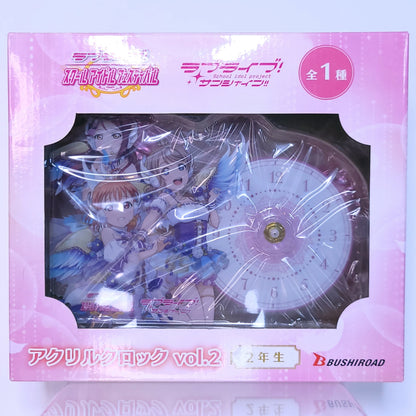 Aqours 2nd Years Acrylic Clock