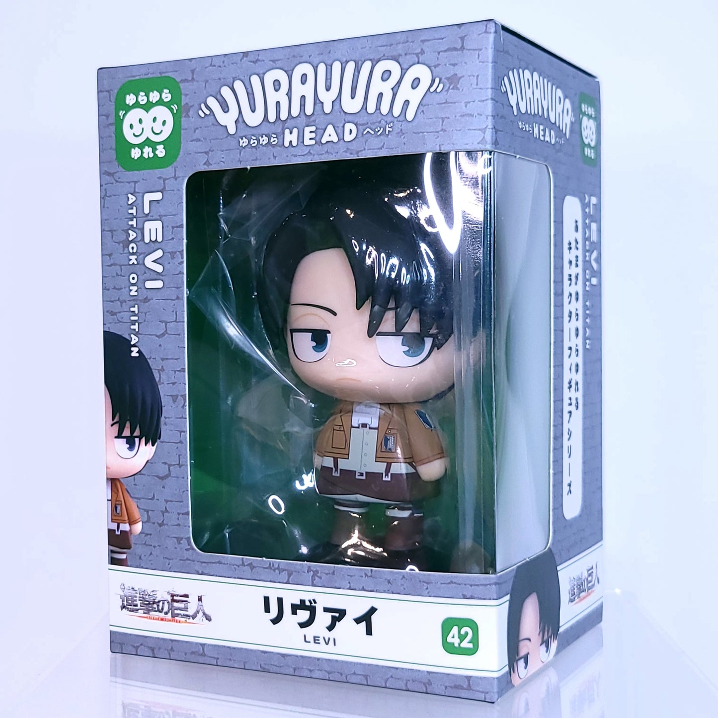 Attack on Titan Levi Ackerman YuraYura Bobblehead Figure