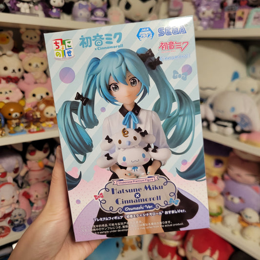 Hatsune Miku x Cinnamoroll and Milk Noodle Stopper Figure