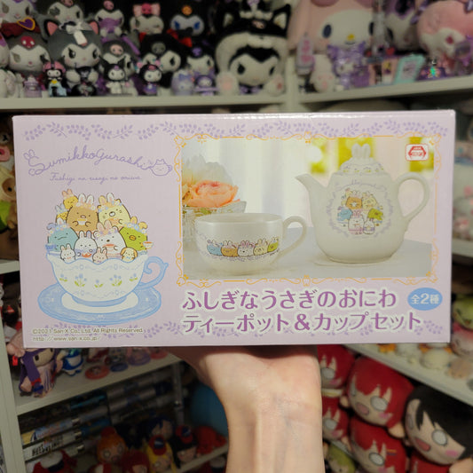 Sumikkogurashi Bunny Teapot Tea Set