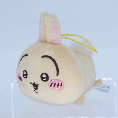 Chiikawa Usagi Lying Down Nesoberi Plush Keychain