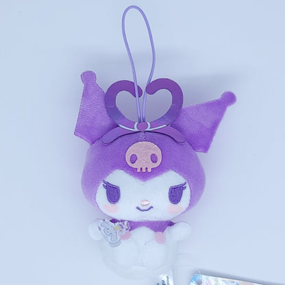 Sanrio Kuromi Cinnamoroll Birthday Puwa Heartful Balloon Mascot Keychain Plush