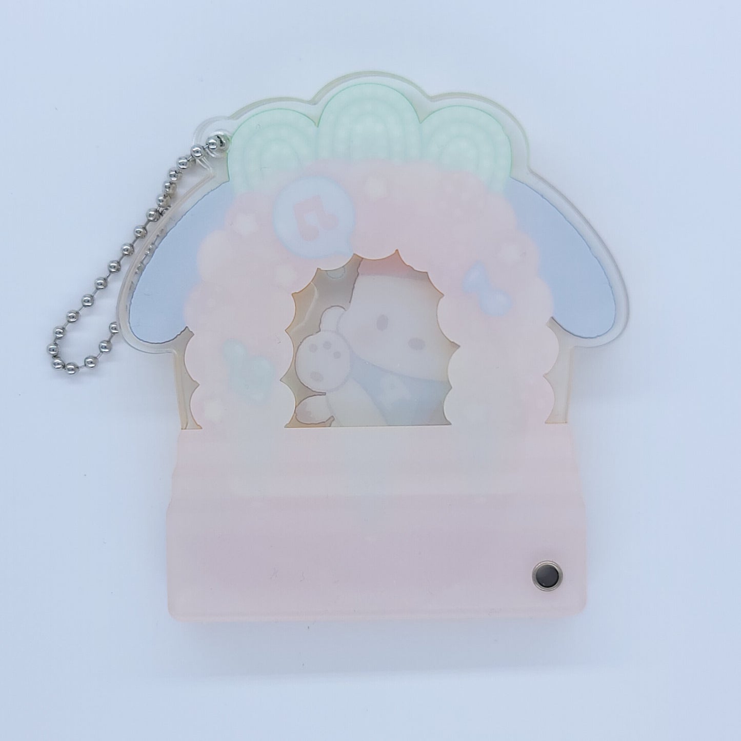Sanrio Pochacco Idol Stage Design Shaker Charm Keychain