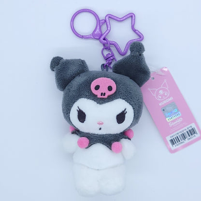 Sanrio Korea Small Keychain Plush With Star Keyring