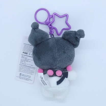 Sanrio Korea Small Keychain Plush With Star Keyring