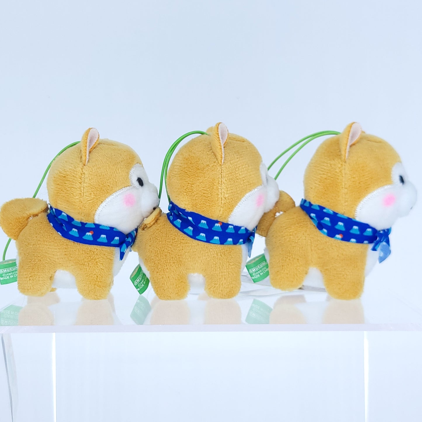 Amuse Mameshiba Small Dog Keychain Plushies