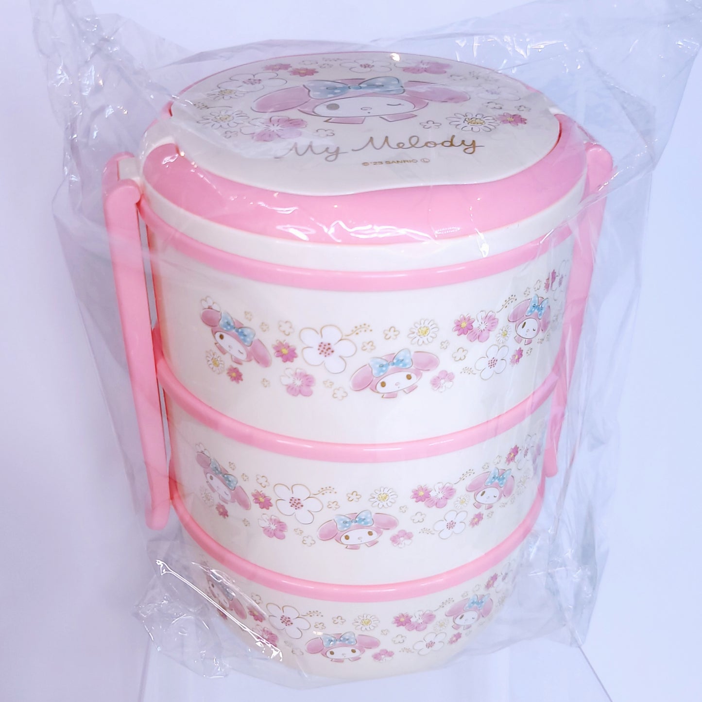 My Melody Flower 3 Tier Bento Lunch Box