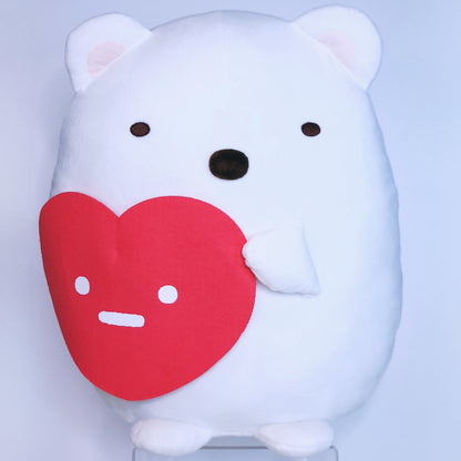 Sumikkogurashi Shirokuma with Heart Tapioca Plush