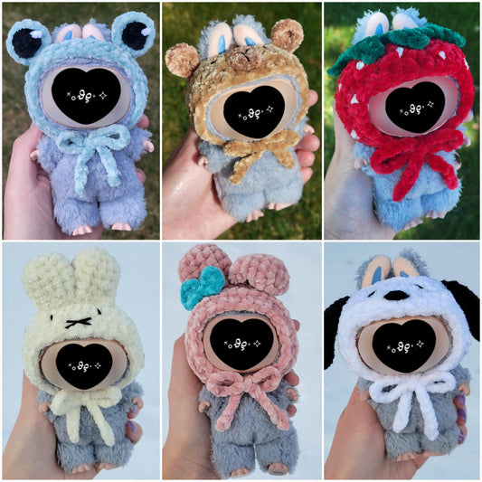 Handmade Crochet Labubu Hats