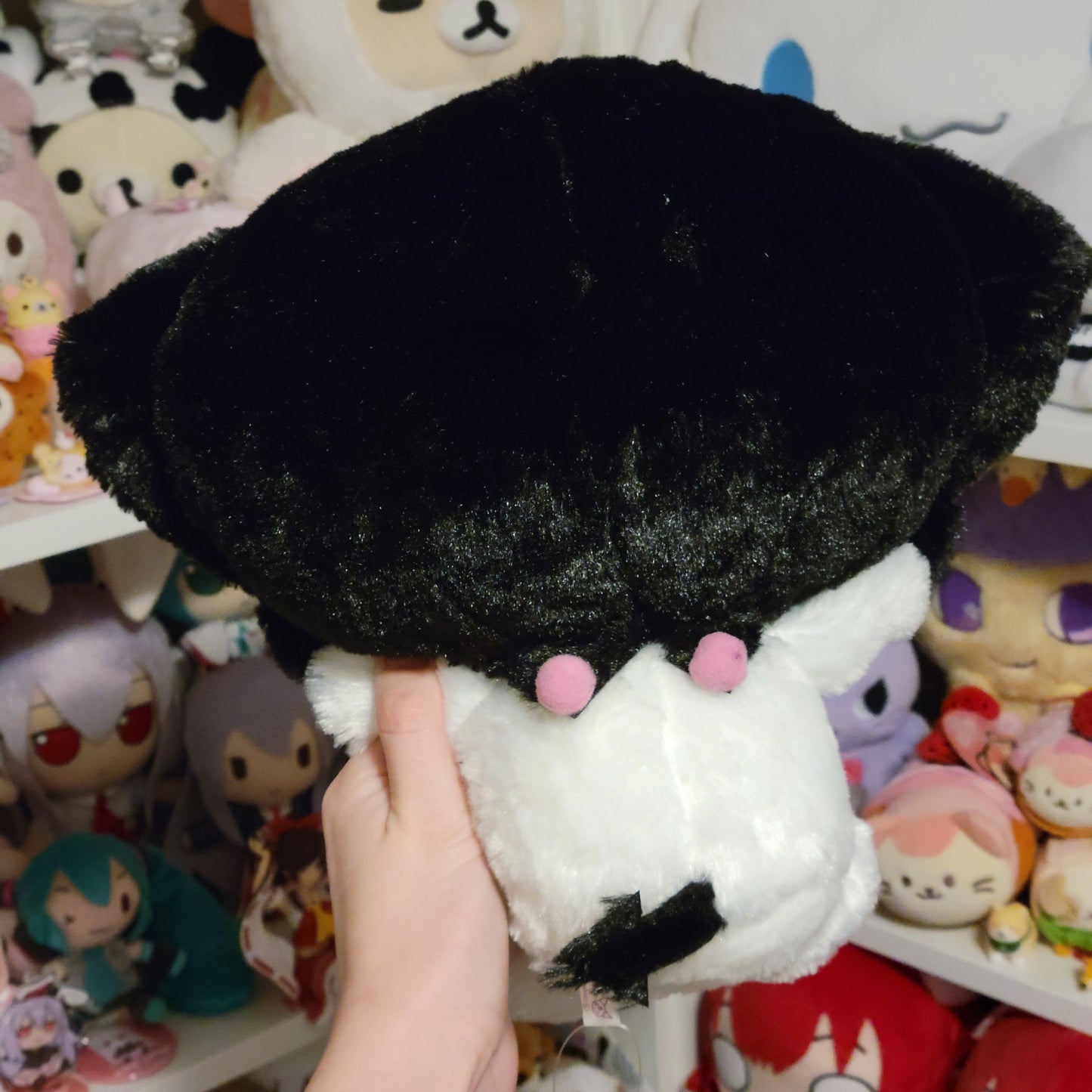 My Melody ＋ Kuromi - Kuromi - Squished Ears Plushie