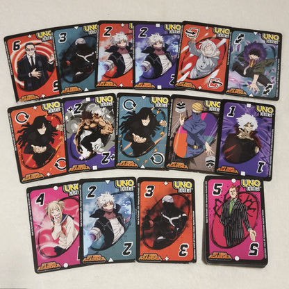 Mcdonald's Canada Anime Uno Cards Happy Meal Toy - Spy X Family, My Hero Academia, Naruto, Boruto