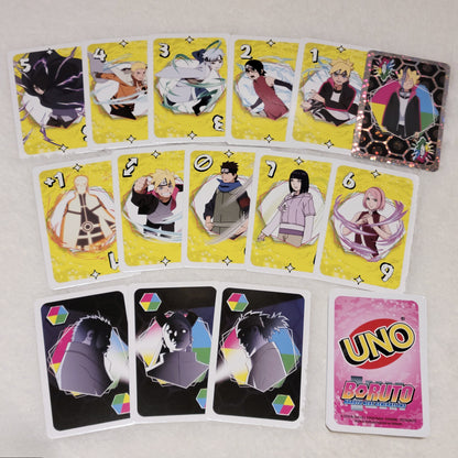 Mcdonald's Canada Anime Uno Cards Happy Meal Toy - Spy X Family, My Hero Academia, Naruto, Boruto