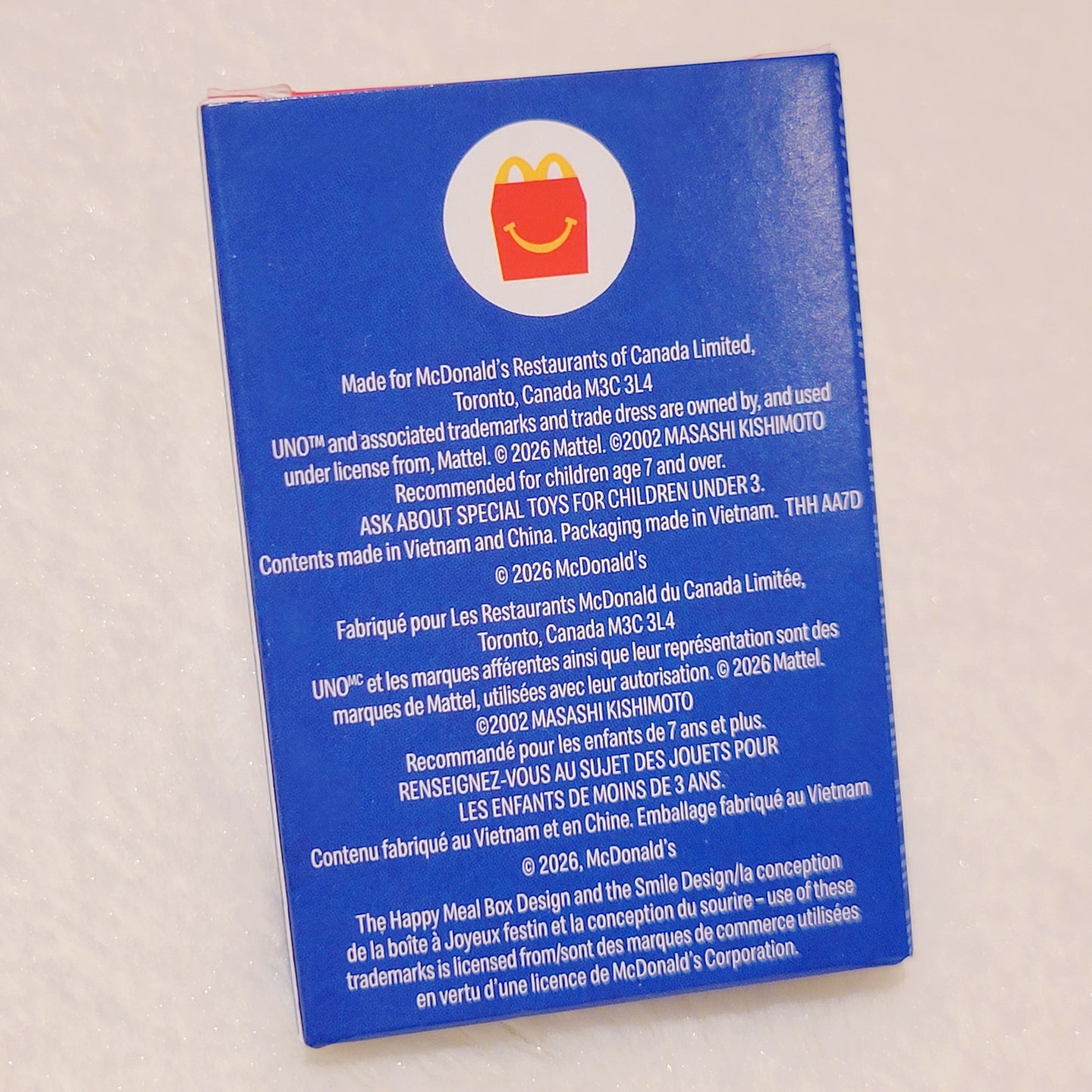 Mcdonald's Canada Anime Uno Cards Happy Meal Toy - Spy X Family, My Hero Academia, Naruto, Boruto