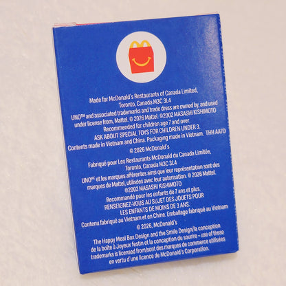 Mcdonald's Canada Anime Uno Cards Happy Meal Toy - Spy X Family, My Hero Academia, Naruto, Boruto