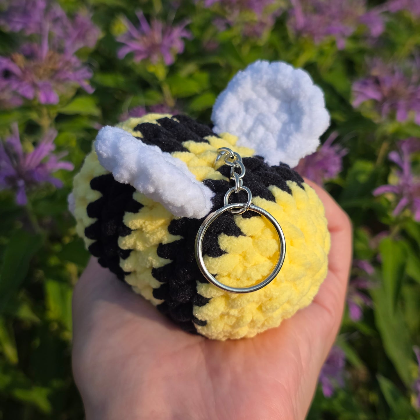 Handmade Crochet Bee Plush Stuffed Animal