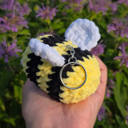 Handmade Crochet Bee Plush Stuffed Animal