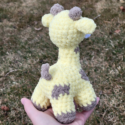 Handmade Crochet Giraffe Plush Stuffed Animal