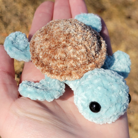 Handmade Crochet Sea Turtle Plush Stuffed Animal