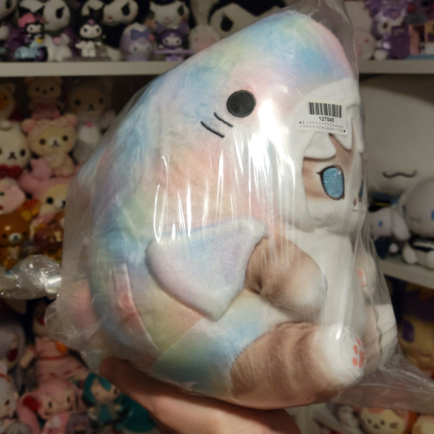 Mofusand Pastel Marble Shark Cat Samenyan Plush Japan Import