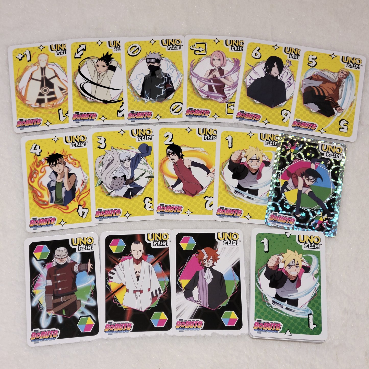 Mcdonald's Canada Anime Uno Cards Happy Meal Toy - Spy X Family, My Hero Academia, Naruto, Boruto