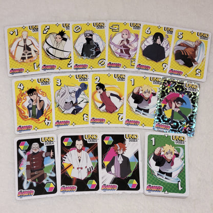 Mcdonald's Canada Anime Uno Cards Happy Meal Toy - Spy X Family, My Hero Academia, Naruto, Boruto