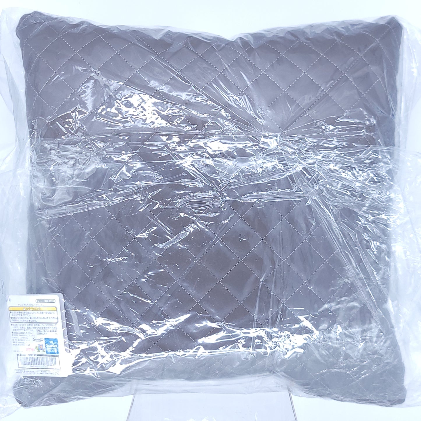 Kuromi Square Quilt Cushion (Gray) Sanrio