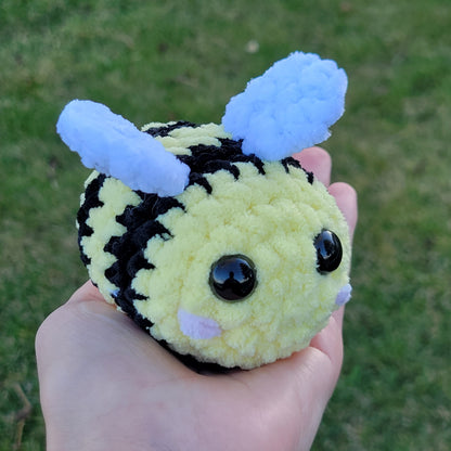 Handmade Crochet Bee Plush Stuffed Animal