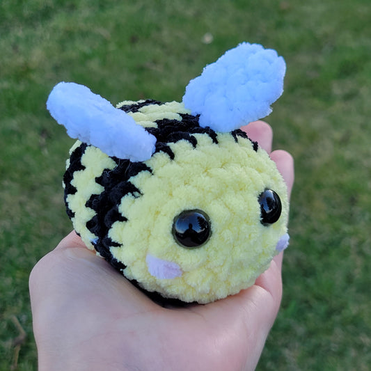 Handmade Crochet Bee Plush Stuffed Animal