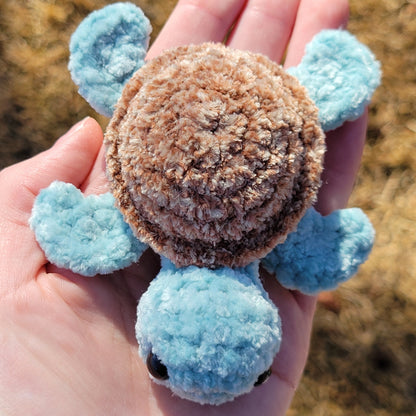 Handmade Crochet Sea Turtle Plush Stuffed Animal
