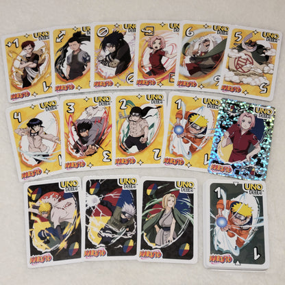 Mcdonald's Canada Anime Uno Cards Happy Meal Toy - Spy X Family, My Hero Academia, Naruto, Boruto