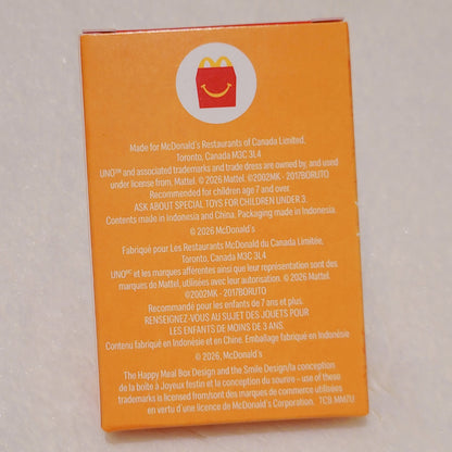 Mcdonald's Canada Anime Uno Cards Happy Meal Toy - Spy X Family, My Hero Academia, Naruto, Boruto