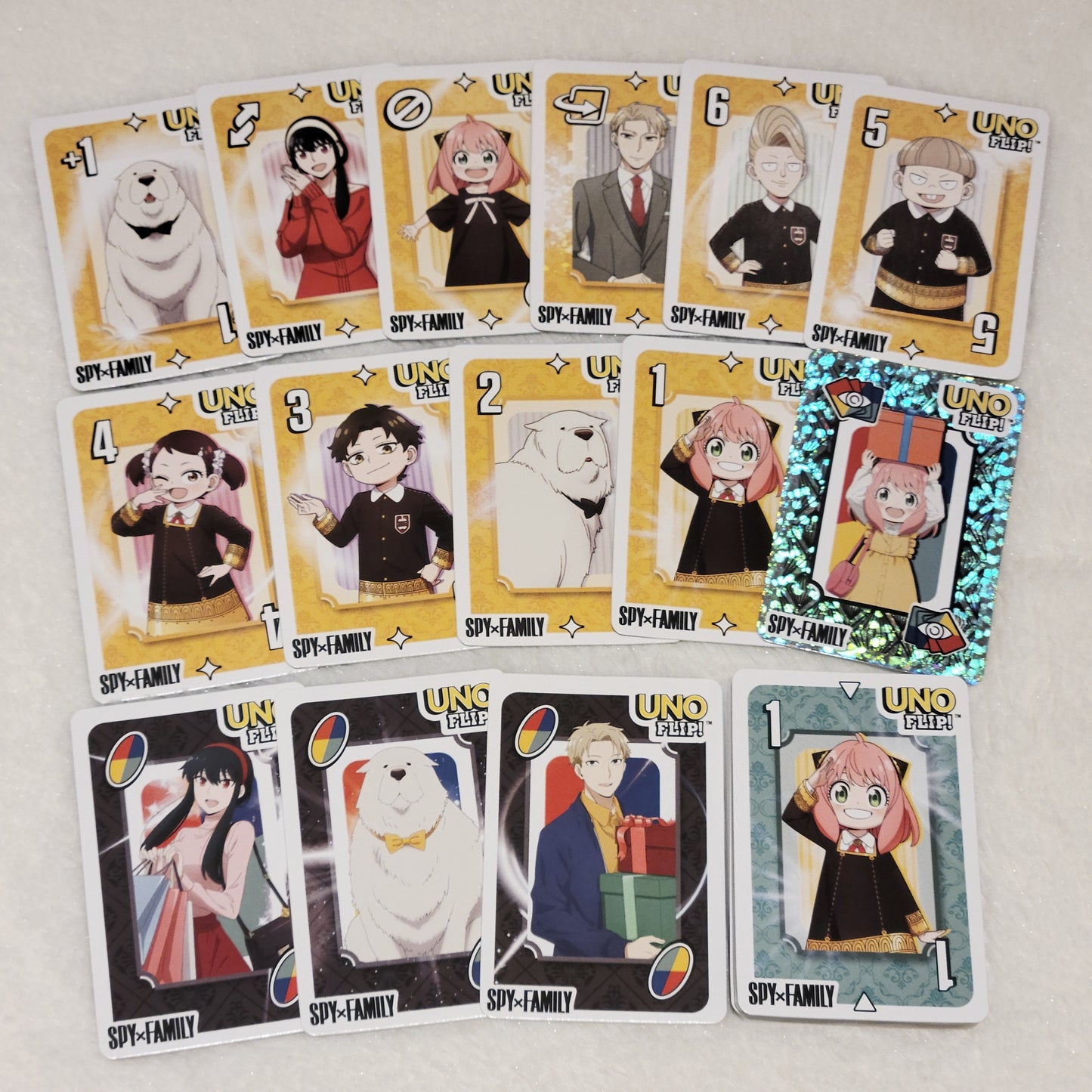 Mcdonald's Canada Anime Uno Cards Happy Meal Toy - Spy X Family, My Hero Academia, Naruto, Boruto