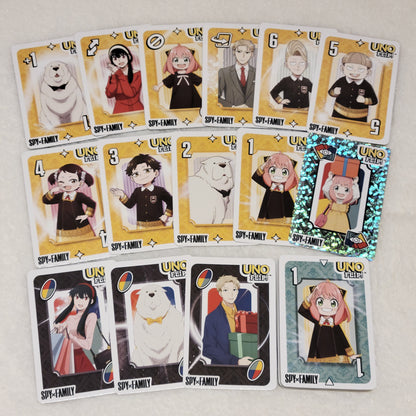 Mcdonald's Canada Anime Uno Cards Happy Meal Toy - Spy X Family, My Hero Academia, Naruto, Boruto