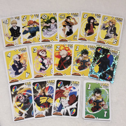 Mcdonald's Canada Anime Uno Cards Happy Meal Toy - Spy X Family, My Hero Academia, Naruto, Boruto