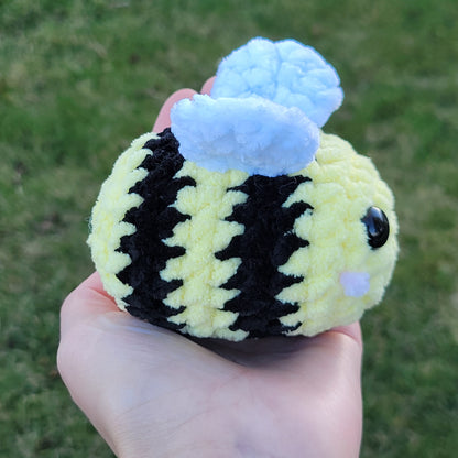 Handmade Crochet Bee Plush Stuffed Animal