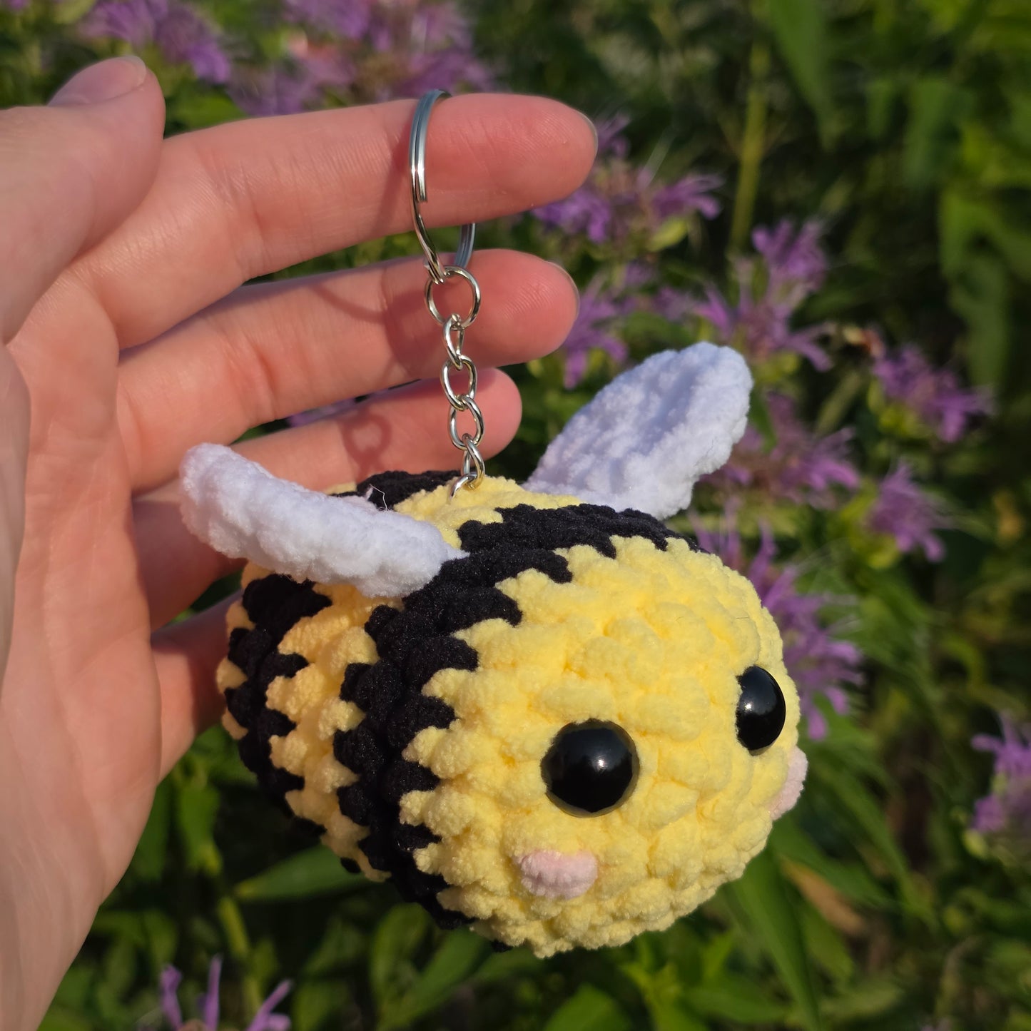 Handmade Crochet Bee Plush Stuffed Animal