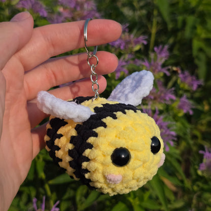 Handmade Crochet Bee Plush Stuffed Animal