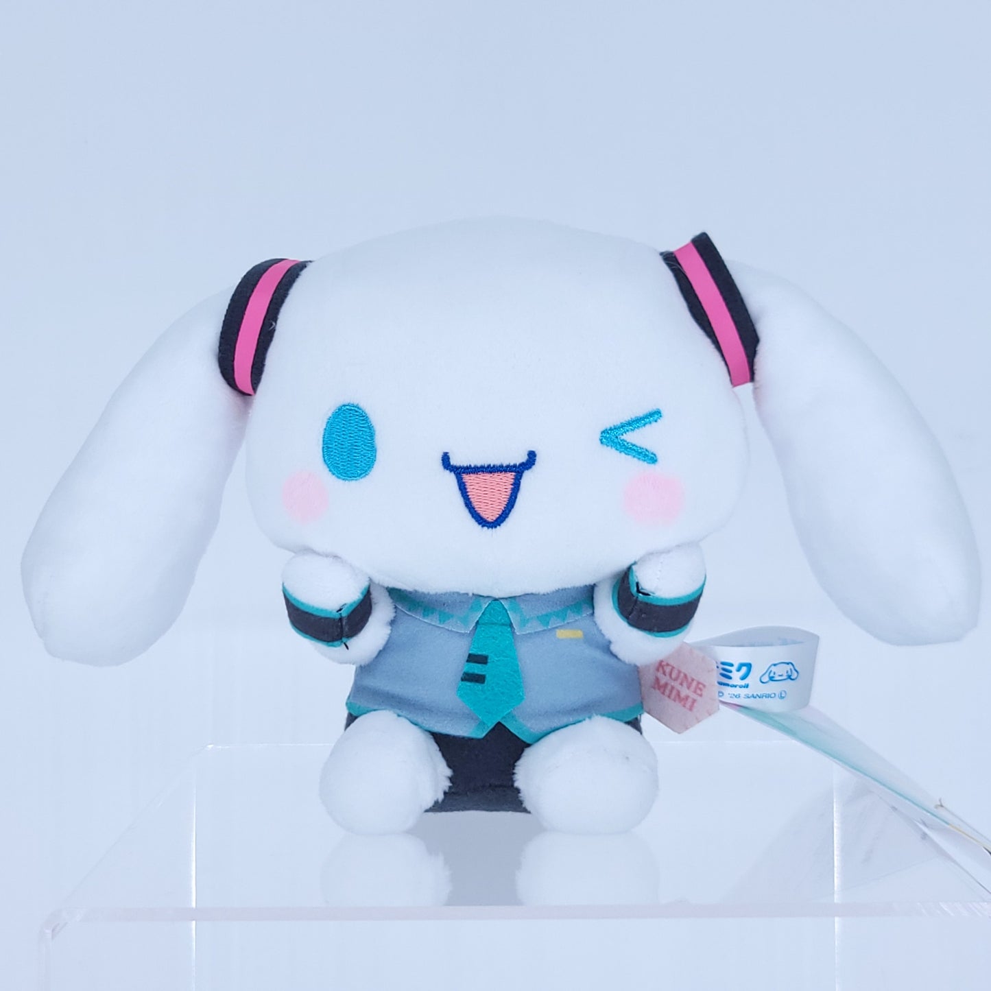 Hatsune Miku + Cinnamoroll Kunemimi Plush